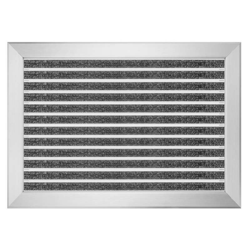 Clean Ryps 60 x 90 cm - wycieraczka aluminiowa z profilem najazdowym