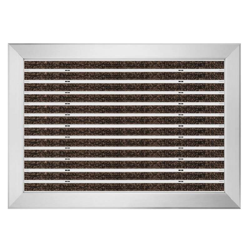 Clean Ryps 60 x 90 cm - wycieraczka aluminiowa z profilem najazdowym