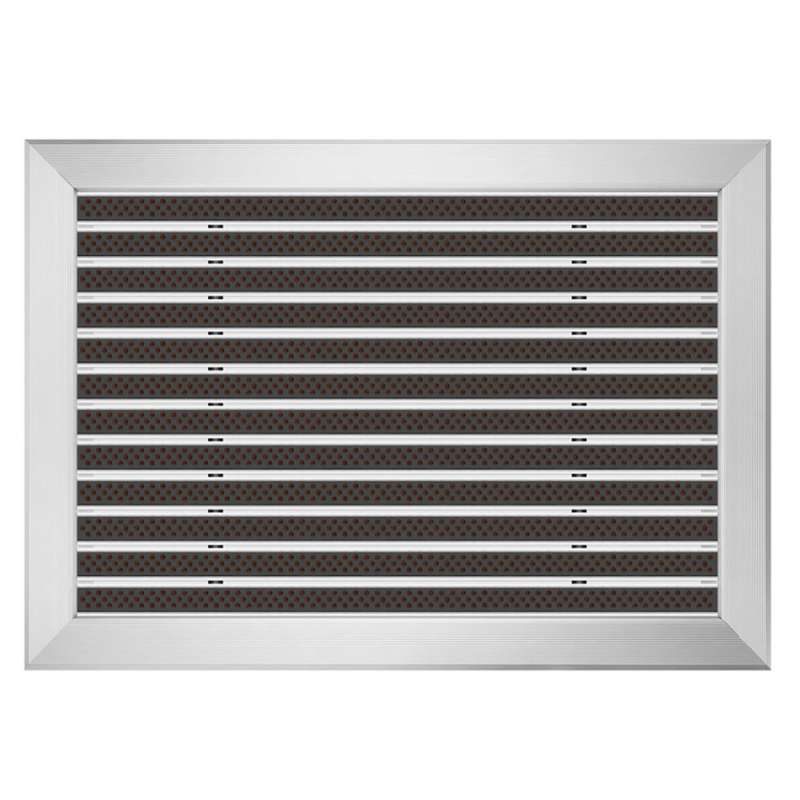 Aluminium-Fußmatte mit Auflaufprofil - Clean Scrub 60 x 90 cm