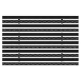 Aluminium-Fußmatte nach Maß - Clean Rubber - Scrub