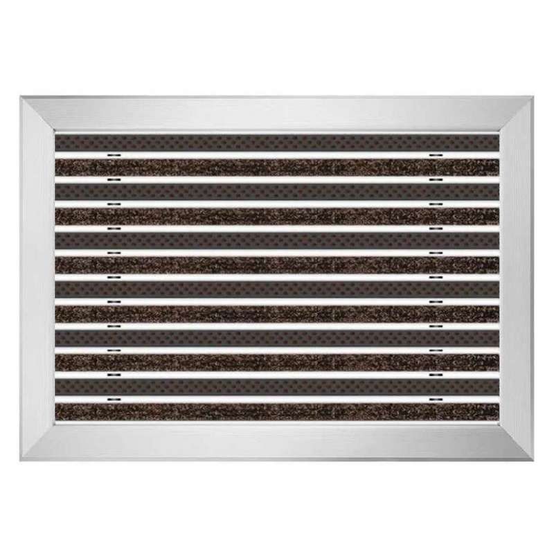 Clean Ryps - Scrub 50 x 70 cm - wycieraczka aluminiowa z profilem najazdowym