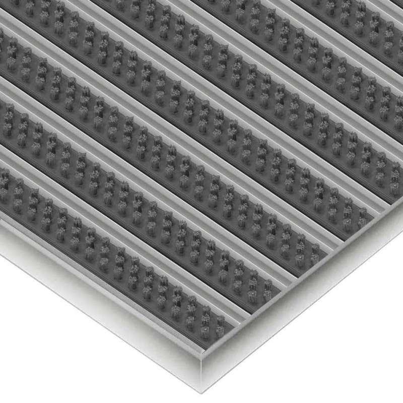 Aluminium-Fußmatte mit Bürsteneinlage - Clean Scrub 40 x 60 cm