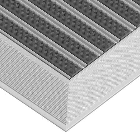 Aluminium-Fußmatte mit Bürsteneinlage - Clean Scrub 40 x 60 cm