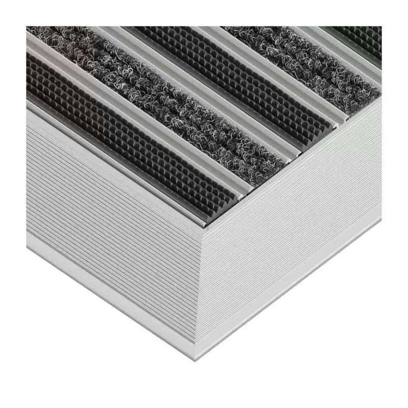 Aluminium-Fußmatte nach Maß - Clean Ryps - Rubber
