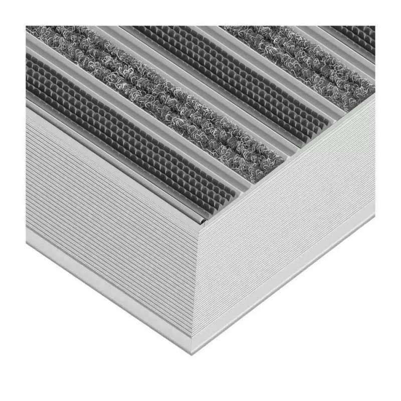 Aluminium-Fußmatte nach Maß - Clean Ryps - Rubber