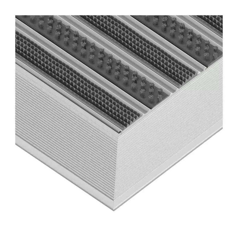 Aluminium-Fußmatte nach Maß - Clean Rubber - Scrub