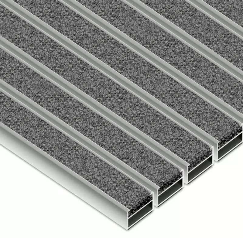 Umweltfreundliche Aluminium-Fußmatte - Clean ECO Ryps 40 x 60 cm