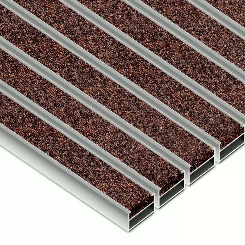 Umweltfreundliche Aluminium-Fußmatte - Clean ECO Ryps 50 x 80 cm
