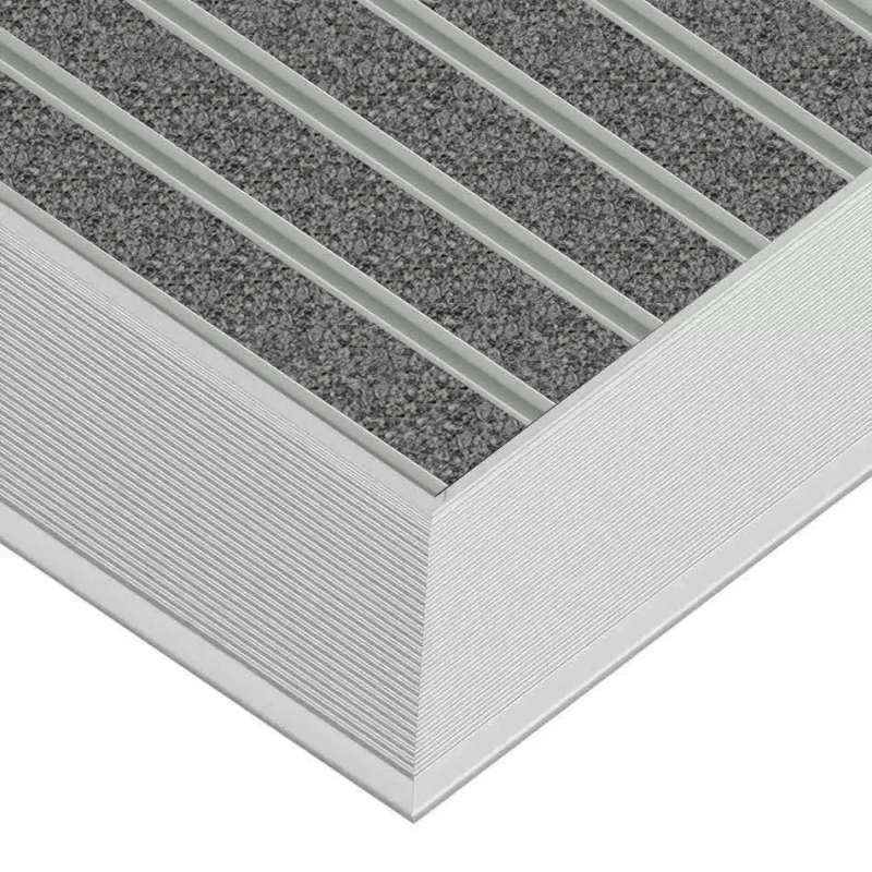 Umweltfreundliche Aluminium-Fußmatte - Clean ECO Ryps 50 x 80 cm