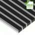 Umweltfreundliche Aluminium-Fußmatte - Clean ECO Ryps 50 x 80 cm