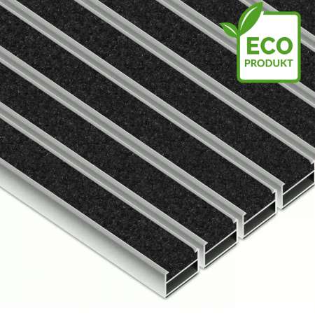 Umweltfreundliche Aluminium-Fußmatte - Clean ECO Ryps 60 x 90 cm