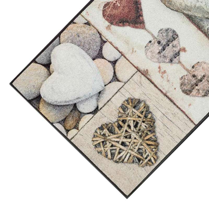 Chodnik Hearts Grey 75 x 190 cm