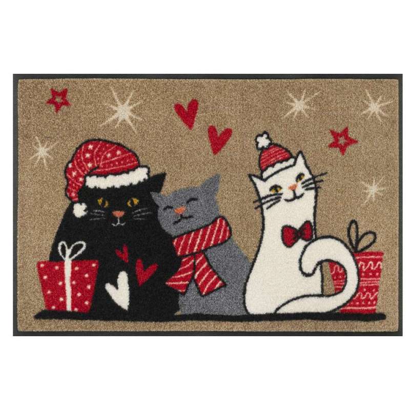 Wycieraczka Christmas Cats 50 x 75