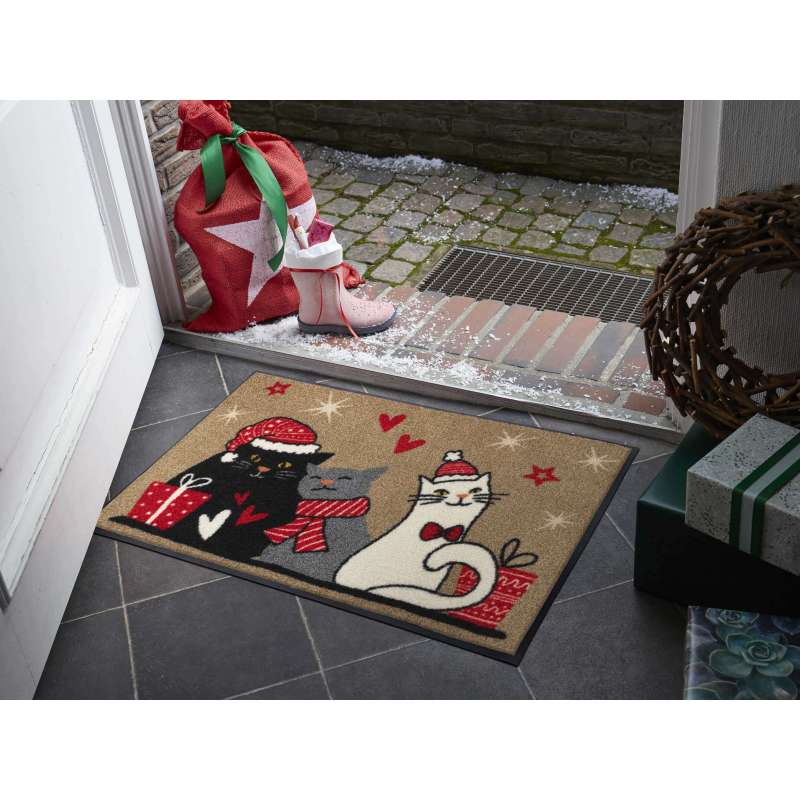 Wycieraczka Christmas Cats 50 x 75