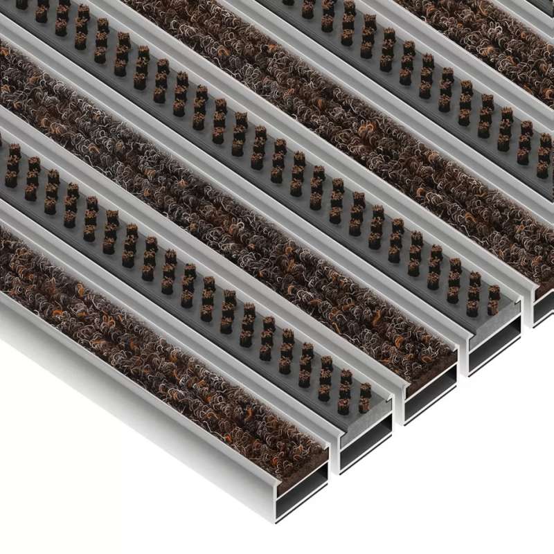Aluminium-Fußmatte nach Maß - Clean Ryps - Scrub