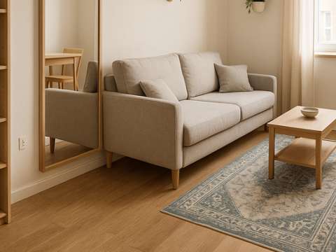 Wie richtet man eine kleine Wohnung ein? Schau dir diese Inspirationen an